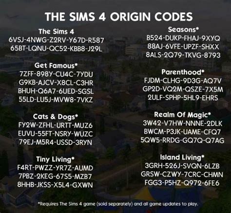 origin sims 4 product code free